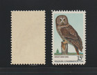 Us Efo Error Stamps   1760 Great Gray Owl  Bird  Big Color Shift   Normal  Mnh