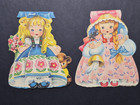 1949 Lot Of 8 American Greeting Die-cut Paper Dolls  Excellent