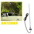 3-section Retractable Flexible Antenna Round Base For 1949-03 Jeep Nissan Ford