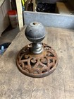 Antique Old Parlor Wood Coal Stove Ornate Topper Finial Urn Cast Iron Parts Usa
