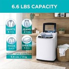 Black decker 0 9 Cu  Ft  Portable Washer  6 6 Lb  Capacity Washing Machine
