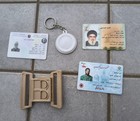 Lot 5 Iraq persian Pmu Militia Persia Pin  Id Card  Belt Buckle Decorative