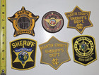 Lot Of 6 Martin County Sheriff Nc Police Patches Williamston North Carolina