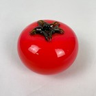 Blown Glass Decorative Fruit Red Tomato Murano Style Paperweight