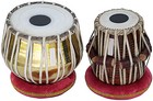Golden Brass Bayan  Sheesham Dayan Tabla 2 5 Kg  bag  Hammer  Book  Cushions