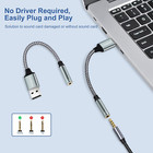Usb External Stereo Sound Card 2-pack For Pc  Mac  And Ps4