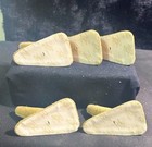Bundle Of  5  Beige Suede Style Jewelry Ring Display Stand Holder Organizer