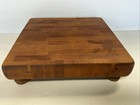 E l  Bruce Chop Block Butcher Block Cutting And Display Board- 11  X 11 