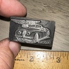 Printing Letterpress Print Block Jaguar Antique Car