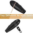 Stylish Fish-shaped Guiro Instrument For Beginners   Latin Percussion Tool