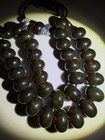 Antique Pressed Amber Islamic Tasbih 33 Prayer Rosary                                                 
