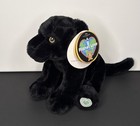 Fao Schwarz 2022 Planet Love 10  Black Panther Recycled Bottle Plush Animal