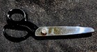 Vintage 7 1 2  Penney s Pinking Shears   Scissors With Black Handles