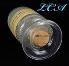 Antique Table Concentrates Sample In Glass Show Globe Anaconda Montana Mine Wrks