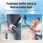 Toallin Mobile Phone Gimbal Stabilizer foldable Selfie Stick fill Light w remote