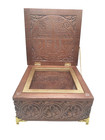 Reliquary Box Orthodox Christian Carved Wooden Handcarved 7 87 