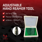 Adjustable Hand Reamers  Set 7 Pcs  Hv To H3 Sizes 1 4  To 15 32  Actools Usa