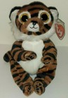 Ty Beanie Baby Bellies - Clawdia The Tiger  6 Inch  New Mwmts Stuffed Animal Toy