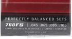 La Bella 760fs Deep Talkin  Bass Flatwound Bass Strings - Standard