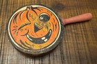 Vtg Halloween Tin Litho Kirchhof Jack O lantern Jol Winking Noisemaker