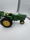Vintage John Deere Metal Tractor Wagon Four Bottom Plow Farm Toy Lot 3 Pieces