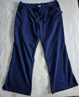 Grey s Anatomy By Barco Women s Medical Scrubs Set Navy Blue Solid Pattern