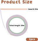 2 Pcs Copper Foil Tape For Stained Glass  7 32 Inch 36 Yards Foil   