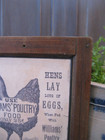 Lg Early Antique School Slate Chalkboard Old