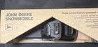 Rare  Normatt John Deere Jdx Toy Snowmobile In Original Box