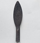 Antique Hand-forged Iron Spear Point C  1880 Approx  3 5 