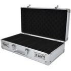  Aluminum Frame Storage Box  Case With Lock For 50 Pcgs Ngc Coin Holders Slabs