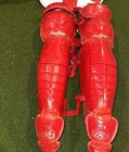  Adult Rawlings Mach Catcher s Red Chest Protector Shin Guards   Mask