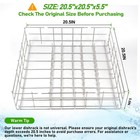 W10161215 Upgraded Lower Dishwasher Rack For Whirlpool - Oem Replacement  fit   