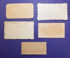Lot Of  5  Vintage Calling Cards Victorian Era Various