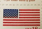 2- Rare Vintage 1981 American Flag Mistake Stamps  19 Cents Two Strips 40 Stamps