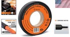 Black Polyolefin Heat Shrink Tubing 1  - 3 1 Ratio   Fluid Resistant - 50ft