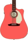 Fender California Standard Redondo Ce Acoustic-electric Guitar - Fiesta Red