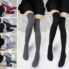 Women Thigh High Socks Extra Long Cotton Knit Warm Thick Tall Boot Stocking Usa