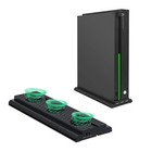 Vertical Cooling Stand For Xbox One X  Cooling Fan With 3 Usb Ports   Light Bar