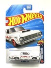 2026 Hot Wheels    64 Dodge330  white  126  Super Custom Wheel Swap By Aeb