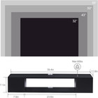 Floating Tv Stand  Wall Mounted Entertainment Center And Cabinet Shelf  Tv Conso