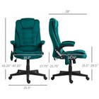 6 Point Vibrating Massage Office Chair With Lumbar Heat