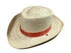 Rare Authentic Vintage 50s-60s Kids Straw Cowboy Hat Fitted Sz 6 Xxs 19    Circum