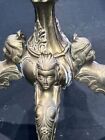 Art Deco Standing Coat Rack Hallway  Brass Mermaids Base Eyecatcher