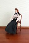 Dollhouse Miniature Female Doll Mom Mother Teacher Porcelain Poseable 1 12 Scale