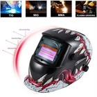 True Color Solar Auto Darkening Welding Helmet Arc Tig Mig Grinding Hood
