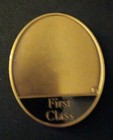 First Class Scout Boy Scouts Of America Oval Brass 1st Class Challenge Coin 