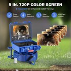 9  Self-leveling Sewer Camera W 512hz Locator 164ft  50m Digital Length Counter