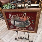 Vintage Advertising Geyser Peak Wines Since 1890 Bar Mirror
