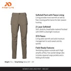 First Lite Women s 308 Lined Comfort Hunting Pants  Walnut Tan  Ships From Pa